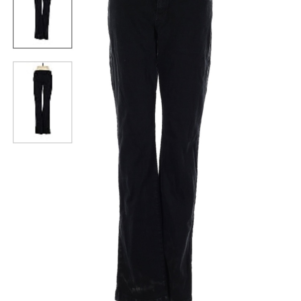 Women’s Second Yoga Black Stretch Jeans in bootcut, size 27